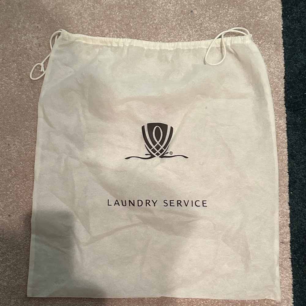 Laundry Service Drawstring Bag